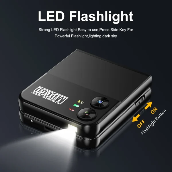 SERVO Flilo4 Flip Cellphone Four SIM Card GSM Cellular Network Flashlight Speed Dial Magic Voice Foldable Mobile Phone Low Price - Image 5