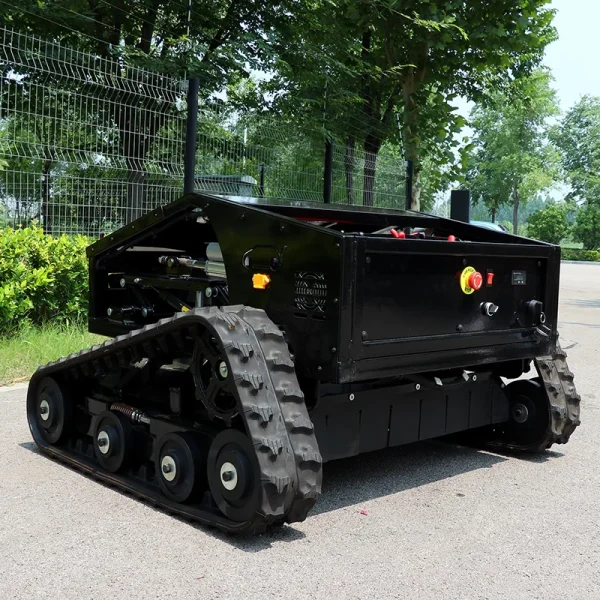 Customized 800mm Working Width Remote Control Crawler Lawn Mower Gasoline Grass Cutter For Farm And Garden - Image 4