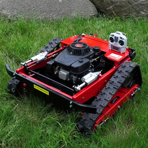 EPA Automatic Agriculture Rubber Tracks Grass Cutter Upgraded Version Remote Control Robot Wheel Lawnmower New Remote Lawn Mower - Image 4