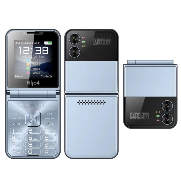 SERVO Flilo4 Flip Cellphone Four SIM Card GSM Cellular Network Flashlight Speed Dial Magic Voice Foldable Mobile Phone Low Price - Image 14