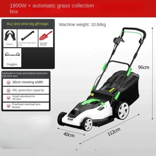 Powerful Electric Lawn Mower for Effortless Yard Maintenance - Image 7