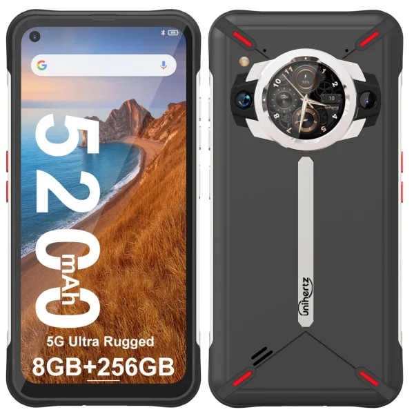 Unihertz Ticktock S Rugged 5G Smartphone 8GB 256GB Cell Phone 5200mAh Mobile Phone 64MP Camera 30W 6.53" Screen Dimensity 700 - Image 7