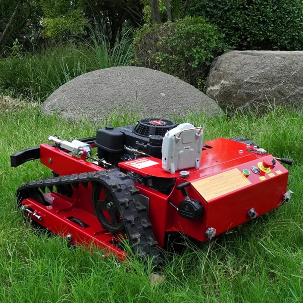 EPA Automatic Agriculture Rubber Tracks Grass Cutter Upgraded Version Remote Control Robot Wheel Lawnmower New Remote Lawn Mower - Image 5
