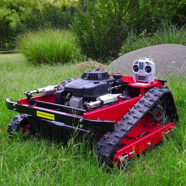 EPA Automatic Agriculture Rubber Tracks Grass Cutter Upgraded Version Remote Control Robot Wheel Lawnmower New Remote Lawn Mower - Image 2