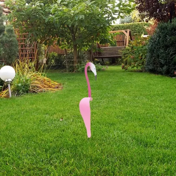 Dancing Flamingo Garden Metal Art Decor Swirl Dancing Flamingo Birds Outdoor Decorations Ornaments for Garden Yard Backyard - Image 4