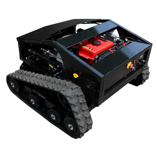 Customized 800mm Working Width Remote Control Crawler Lawn Mower Gasoline Grass Cutter For Farm And Garden - Image 3