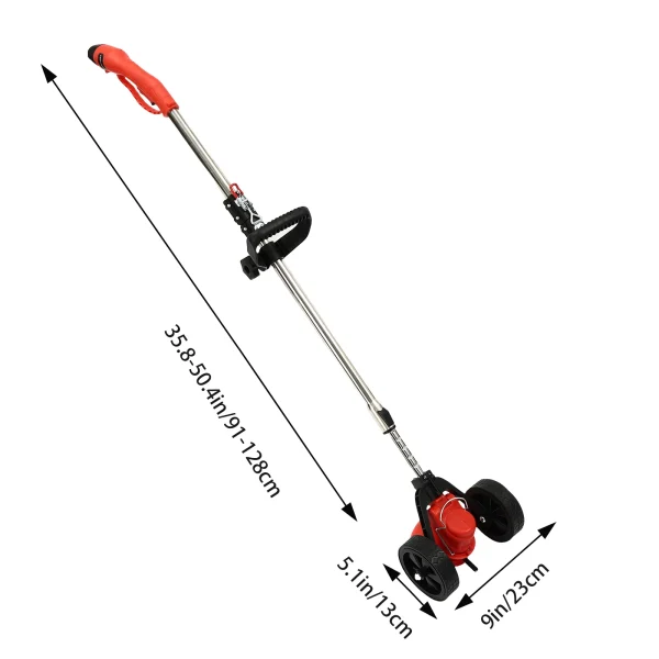 Cordless String Trimmer, 200W Motor, 12000rpm, 3 Blades for Lawn & Weeds, 1300mAh Battery, Adjustable Handle, Lightweight - Image 2