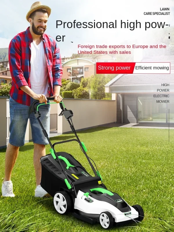 Powerful Electric Lawn Mower for Effortless Yard Maintenance - Image 2