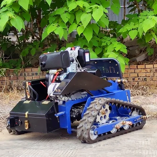 Customized Grass Cutter Powerful Gasoline Engine Home Garden Use Remote Control Lawn Mower - Image 4