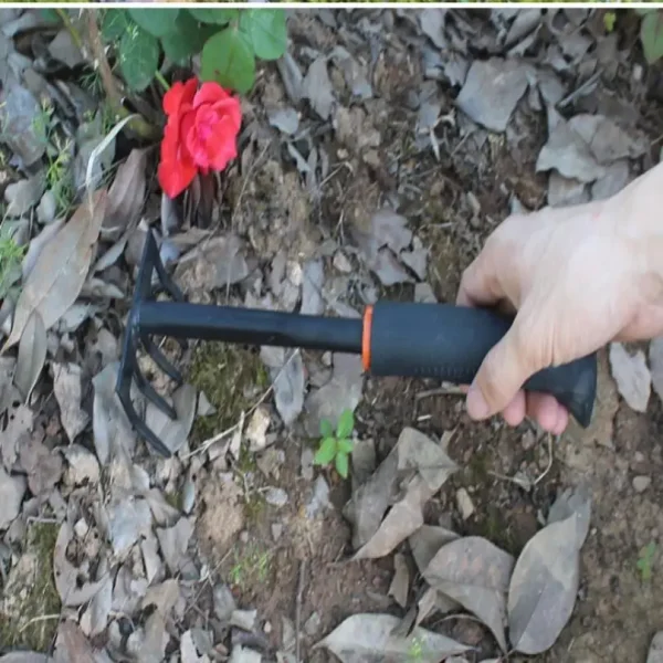 Thickened Garden Rake Anti-Rust Five Claw Tooth Loosen Soil Rake Removing Weeds Grass Digging Gardening Tool - Image 5
