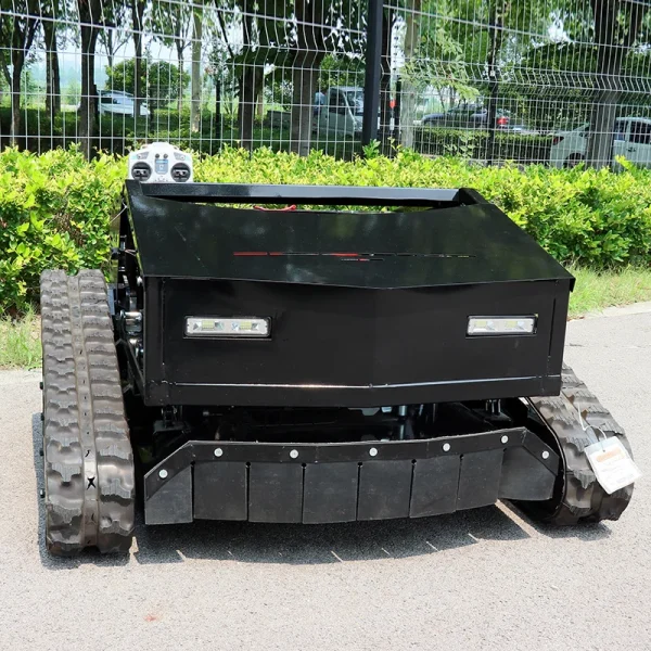Customized 800mm Working Width Remote Control Crawler Lawn Mower Gasoline Grass Cutter For Farm And Garden - Image 2