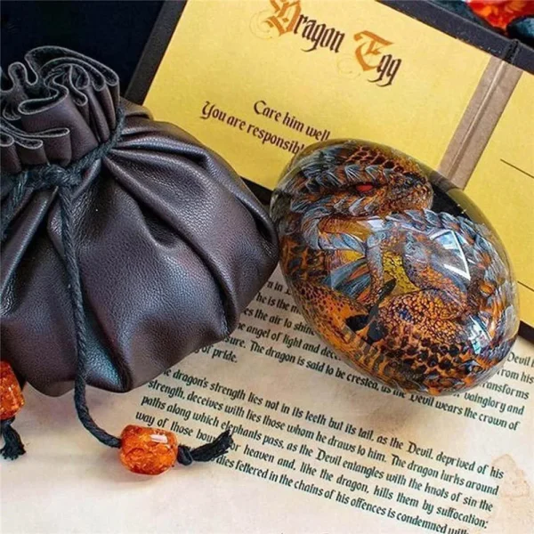 Dinosaur Egg Resin Statue Garden  Decoration Lava Dragon Crafts Sculpture Desktop Ornament Collection Home Office Decor NEW - Image 5