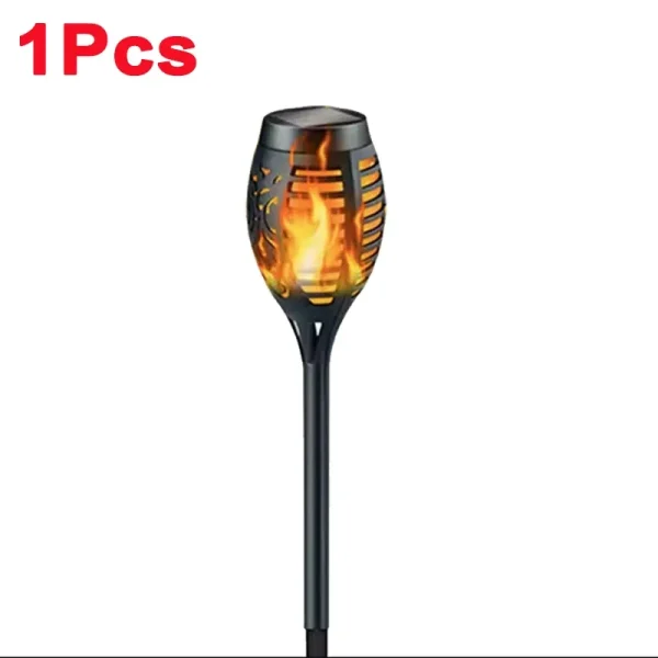 1-12PCS 12LED Solar Flame Torch Light Flickering Light Waterproof Garden Decoration Outdoor Lawn Path Yard Patio Floor Lamp - Image 11