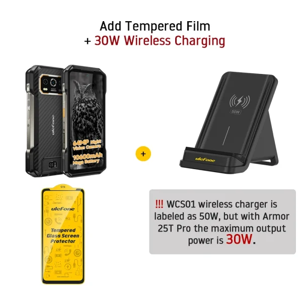 【World Premiere】 Ulefone Armor 27 4G 10600mAh Rugged Phone 24GB+256GB  Android 14 Smartphone 6.78"FHD 120Hz Night Vision Global - Image 7