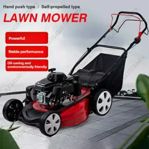 Gasoline High Power Push Lawn Mower For Villa Garden Football Field 8-position Height Adjustment Push/Self-propelled Lawn Mower