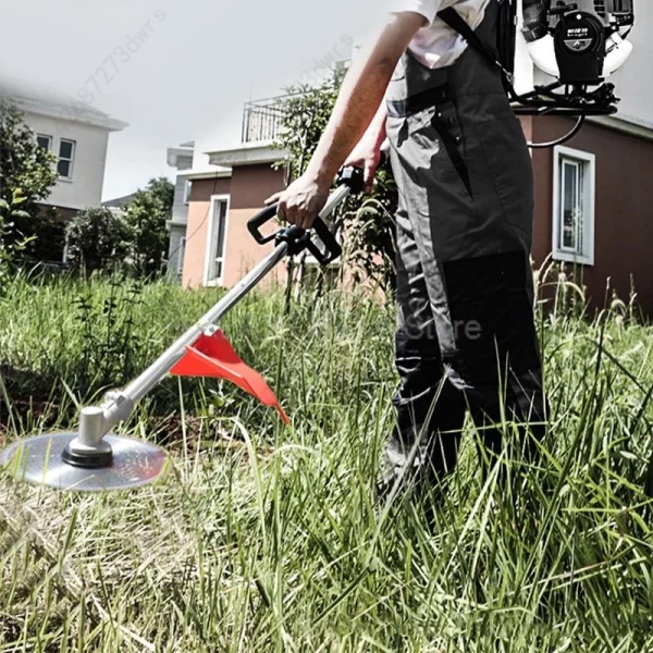 GX35/139F Engine Lawn Mower Four Stroke Backpack Gagoline Weeder Grass Cutter Eradicator garden Tools Hand Gardening Accesorries - Image 5