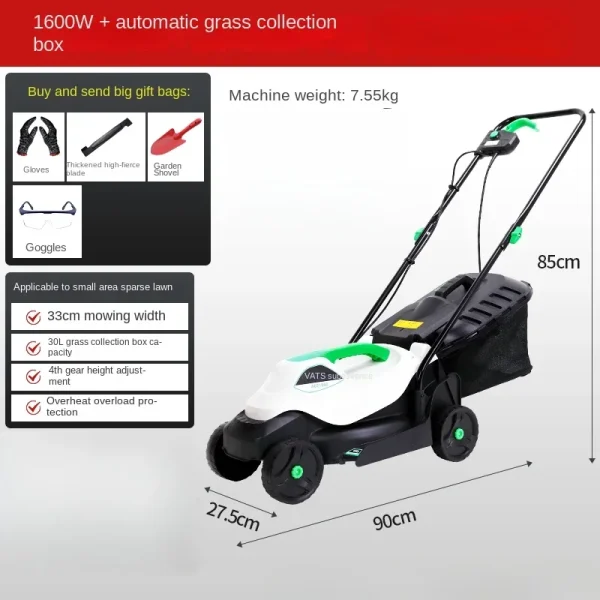 Powerful Electric Lawn Mower for Effortless Yard Maintenance - Image 8