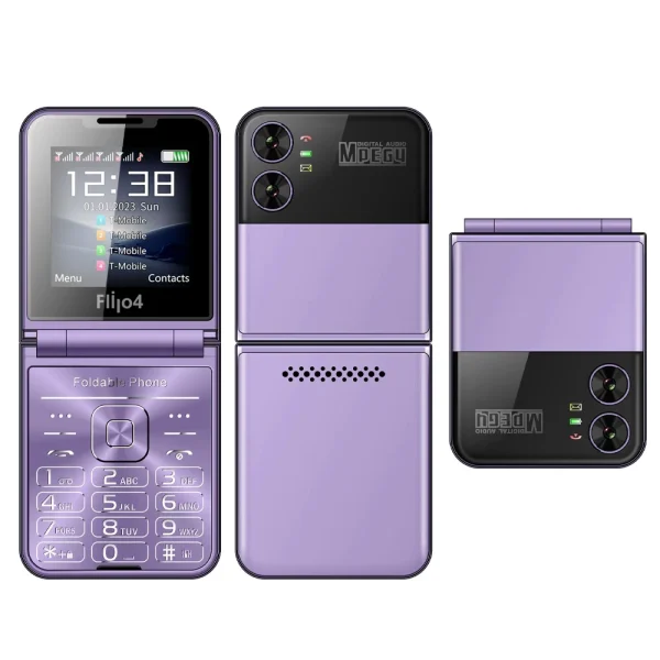 SERVO Flilo4 Flip Cellphone Four SIM Card GSM Cellular Network Flashlight Speed Dial Magic Voice Foldable Mobile Phone Low Price - Image 9