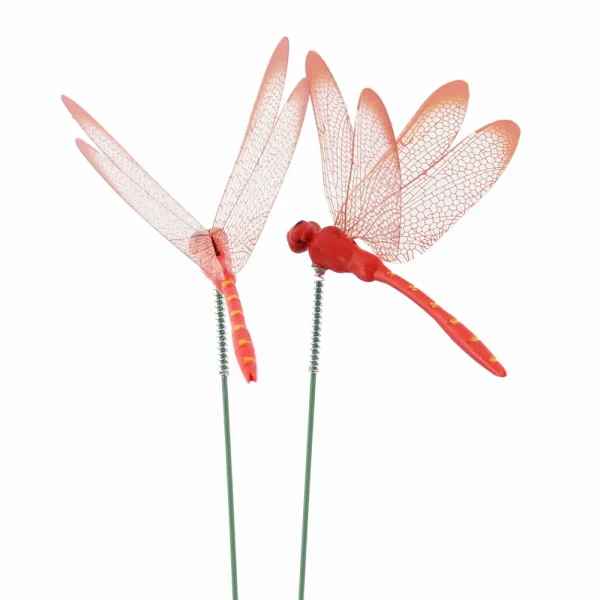 100pcs Dragonflies Stakes Garden Dragonflies Ornaments for Indoor Outdoor Yard Home Patio Decoration - Image 4