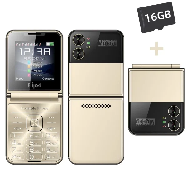 SERVO Flilo4 Flip Cellphone Four SIM Card GSM Cellular Network Flashlight Speed Dial Magic Voice Foldable Mobile Phone Low Price - Image 10