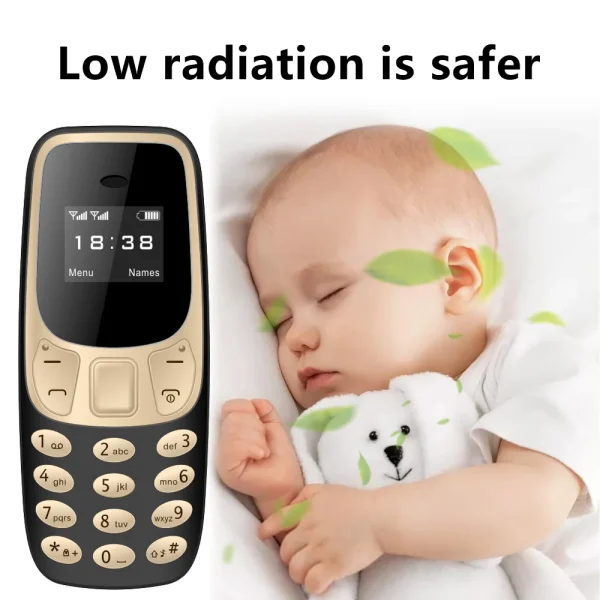 SERVO BM10 Mini Mobile Phone 2 SIM Card Bluetooth Earphone Voice Changer Dialer Low Radiation Sound Recording Small Cellphone - Image 6