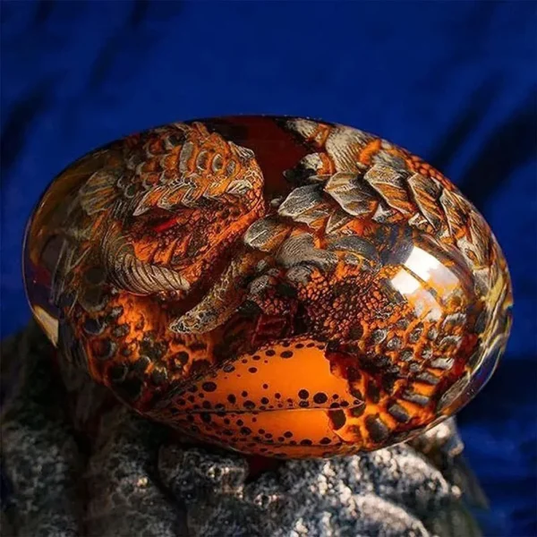 Dinosaur Egg Resin Statue Garden  Decoration Lava Dragon Crafts Sculpture Desktop Ornament Collection Home Office Decor NEW - Image 4