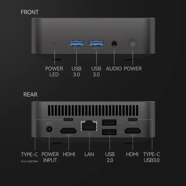 Mini PC Windows 11 Intel Core i9 8950HK 16GB DDR4 512GB 1TB SSD PC Gamer Computer Dual WIFI 6 BT5.2 4K HD Mini Gaming Pc Desktop - Image 6