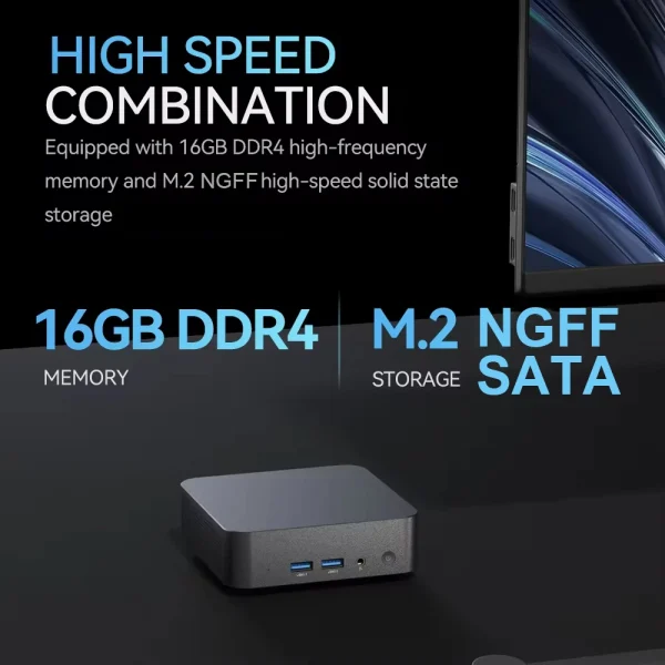Mini PC Windows 11 Intel Core i9 8950HK 16GB DDR4 512GB 1TB SSD PC Gamer Computer Dual WIFI 6 BT5.2 4K HD Mini Gaming Pc Desktop - Image 4