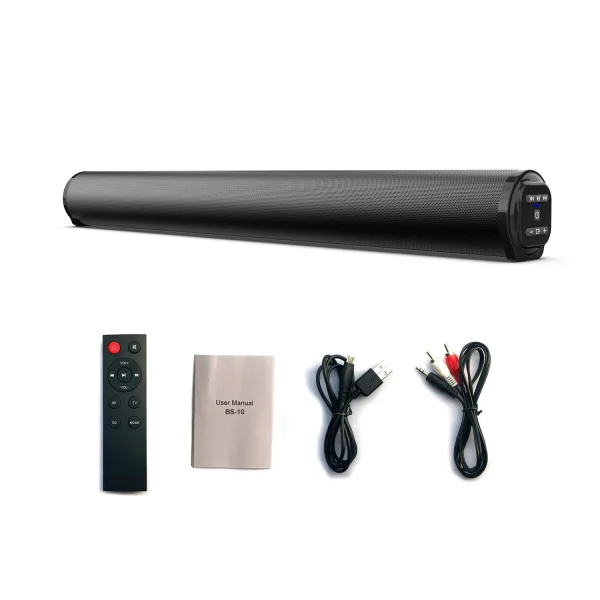 2024 Soundbar Sound Wireless Bluetooth Car Computer Speaker Stereo Tv Home Theater Sombar For 3.5mm Output PC - Image 7