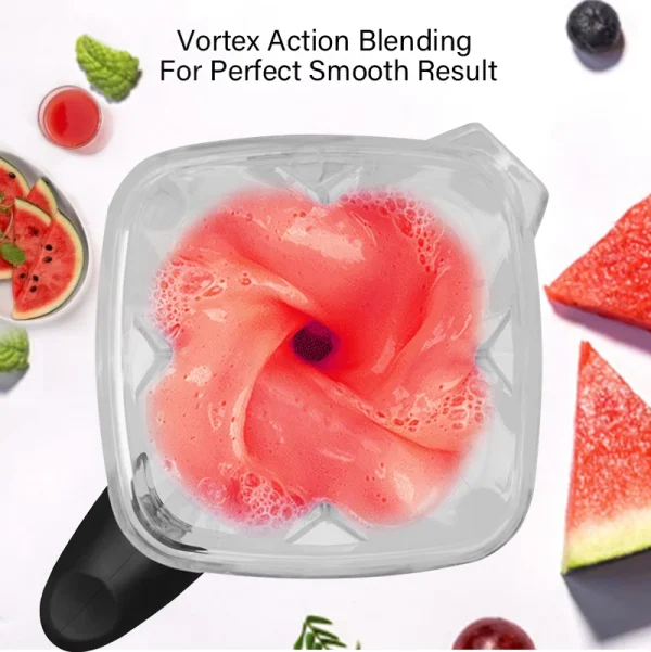 BioloMix 3HP 2200W Heavy Duty Commercial Grade Timer Blender Mixer Juicer Fruit Food Processor Ice Smoothies BPA Free 2L Jar - Image 3