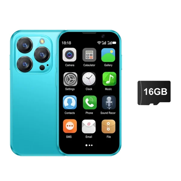 SERVO 16SE Mini Smartphone 16GB ROM Android 9.0 Wifi Dual SIM Standby Play Store 3G WCDMA 3.0"Little Smart Cellphone New Version - Image 7