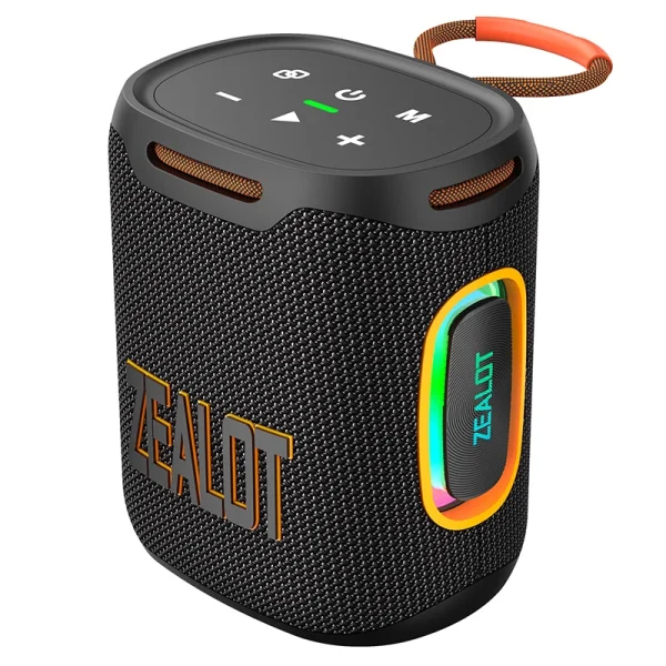 Zealot-S122 Bluetooth Speaker BT5.3 Wireless IPX6 Waterproof Shower Speaker,25W HiFi Stereo Sound,TWS Pairing,20H Music Playtime - Image 7