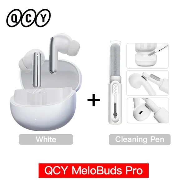 QCY MeloBuds Pro ANC Bluetooth 5.3 Earphones Wireless 46dB Hybrid ANC Hi-Res LDAC Earbuds 6 Mic Headphones 34H in-Ear Detection - Image 17