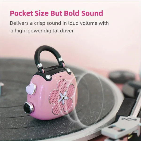 DOSS Candy Mini Speaker Bluetooth 5.0 Sound Box 5W Mighty Sound Cute MP3 Music Player Portable Wireless Speakers Ideal Gift Idea - Image 5