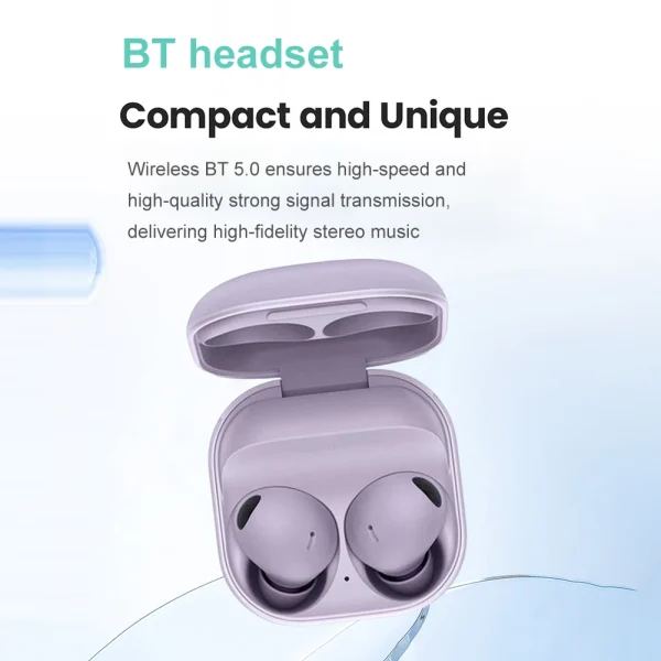 R510 For Galaxy Buds2 Pro Earbuds Wireless Earphone Touch Control TWS Headset Sport Bluetooth Gaming Earphones with Charging Box - Image 4