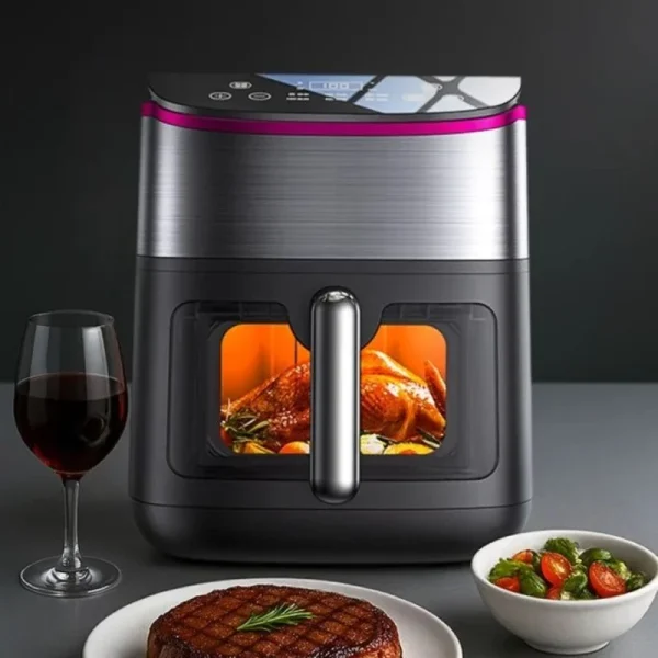 Air fryer Automatic household intelligent multi-function visual all-in-one machine Large capacity new style oil-free oven - Image 5