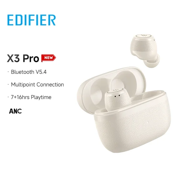 Edifier X3 Pro True Wireless Earbuds Active Noise Cancellation Earphone Bluetooth V5.4 Multipoint Connection IP54 Lightweight - Image 8