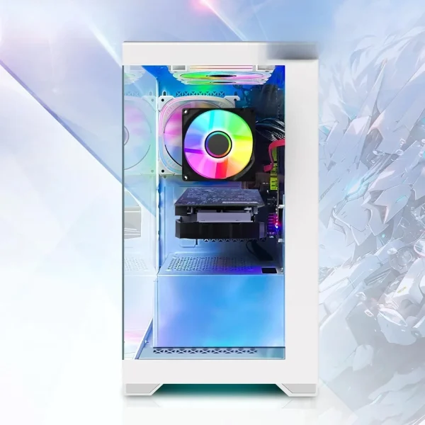 Gaming PC Computer Desktop, AMD Ryzen 3 3200G 3.6G, GeForce RTX 2060 6G, 16G DDR4, 512G SSD, 600M WiFi - Image 2