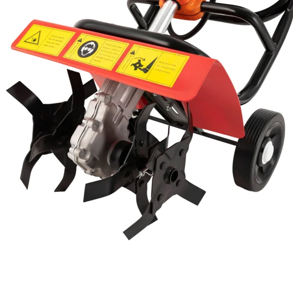 1.9kw 52cc Two Stroke Mini Gasoline Garden Tiller Garden Loosening Soil Machine Gas Powered Tiller Cultivator Rototiller - Image 3