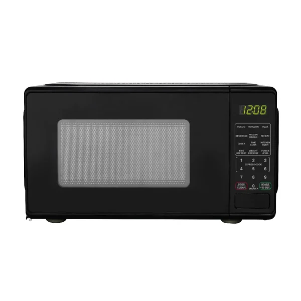 2025 NEW Mainstays 0.7 Cu ft Countertop Microwave Oven, 700 Watts, Black - Image 2