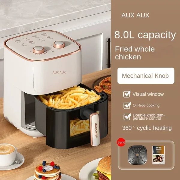 220V AXA Air Fryer Model - All-in-One Air Fryer Oven with Smart Auto-Fry, Multi-Functionality and No Oil Cooking C - Image 9