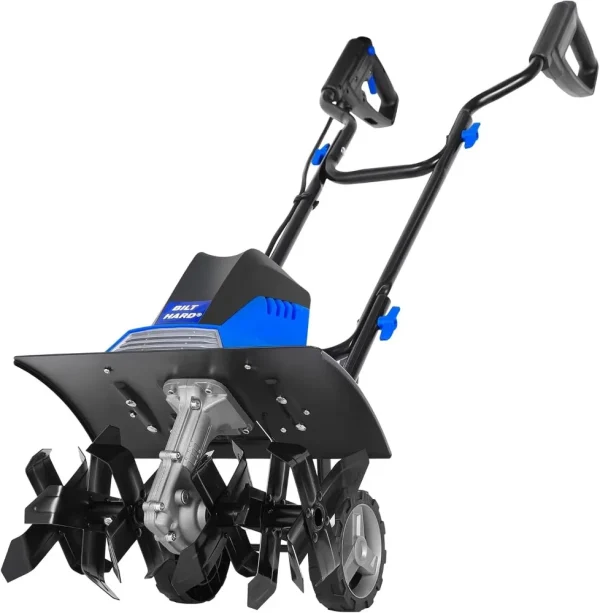 Tiller Cultivator 16 inch, 13.5 Amp 6 Steel Tines Tillers for Gardening Foldable, Electric Garden Rototiller with Adjustable - Image 6