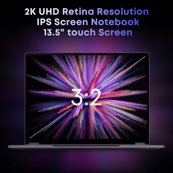 CHUWI FreeBook Laptop i3-1215U / N100 Processor 13.5" IPS Screen 2 In 1 Laptop Tablet PC 12GB RAM 512GB SSD Support Stylus - Image 3