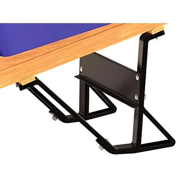 Contractor Grade Single Wheel Wheelbarrow 6 Cubic Feet Tray Capacity with Wood Handle and Knobby Tire Bon 11 300 Steel USA Made - Image 2