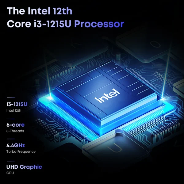 CHUWI FreeBook Laptop i3-1215U / N100 Processor 13.5" IPS Screen 2 In 1 Laptop Tablet PC 12GB RAM 512GB SSD Support Stylus - Image 2