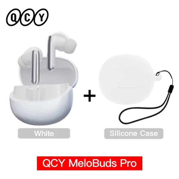 QCY MeloBuds Pro ANC Bluetooth 5.3 Earphones Wireless 46dB Hybrid ANC Hi-Res LDAC Earbuds 6 Mic Headphones 34H in-Ear Detection - Image 8