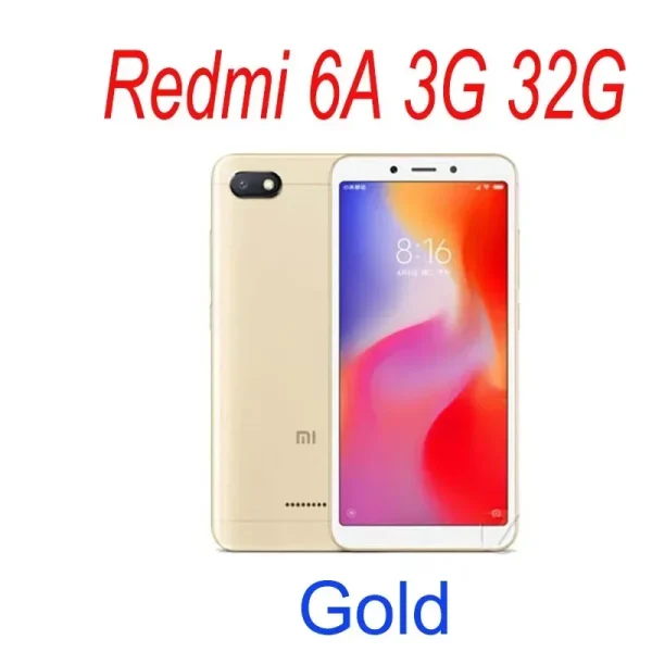 Original Xiaomi Redmi 6A 3GB 32GB Smartphone Wholesale Xiaomi Mobile Phones Unlocked Android Google Play Global Frimware - Image 8