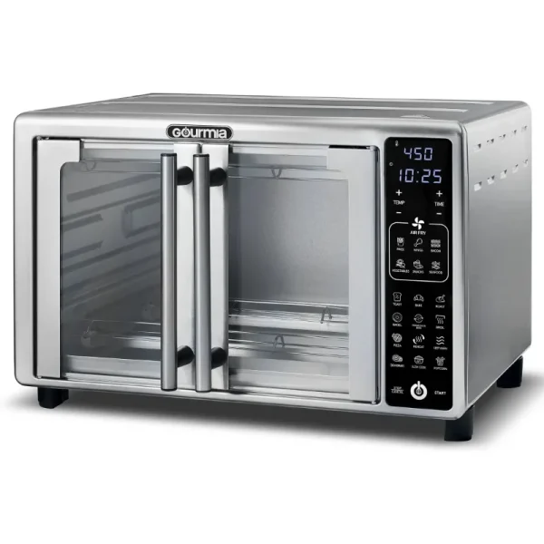 New Gourmia 1700W 6-Slice Digital Toaster Oven Air Fryer, 19 One-Touch Presets, 24L, Stainless Steel - Image 6