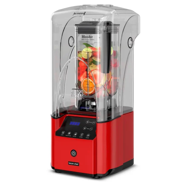 Commercial Quiet Shield Blender 2200W Professional Blenders 2.2L/ 74oz BPA-Free Pitcher for Ice Crushing, Shakes and Smoothies - Image 7