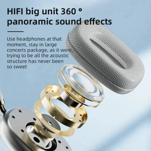 P9 Wireless Bluetooth Headset Outdoor Sports Gaming Wireless Headphones with Mic Noise Cancelling Earbuds Bluetooth Earphones - Image 4